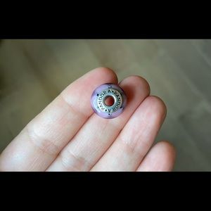 Pandora Purple Triangles Glass Charm
